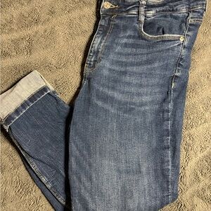 Zara Classic Dark Wash Skinny Jeans
